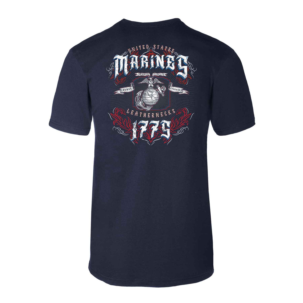 USMC Red, White, and Blue Leathernecks T-shirt - SGT GRIT