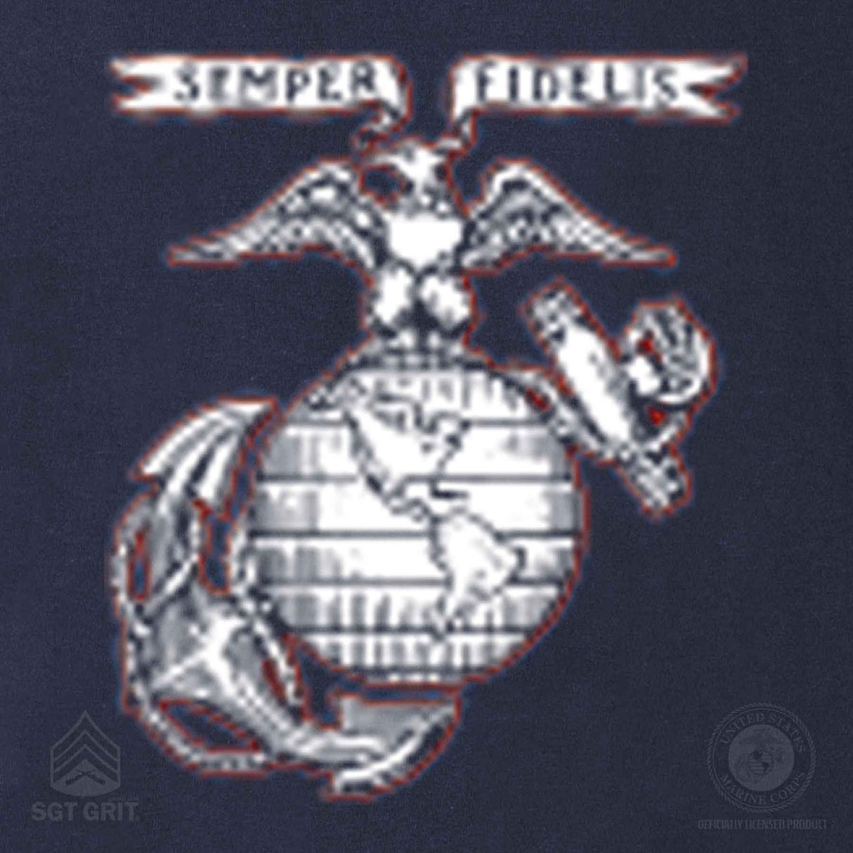 USMC Red, White, and Blue Leathernecks T-shirt - SGT GRIT