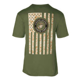 USMC Camo Flag T-shirt - SGT GRIT