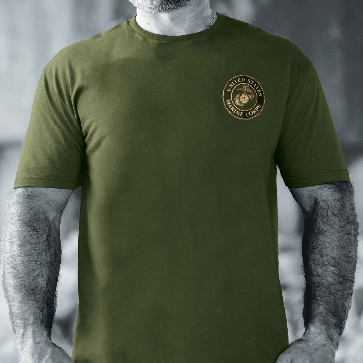 USMC Camo Flag T-shirt - SGT GRIT