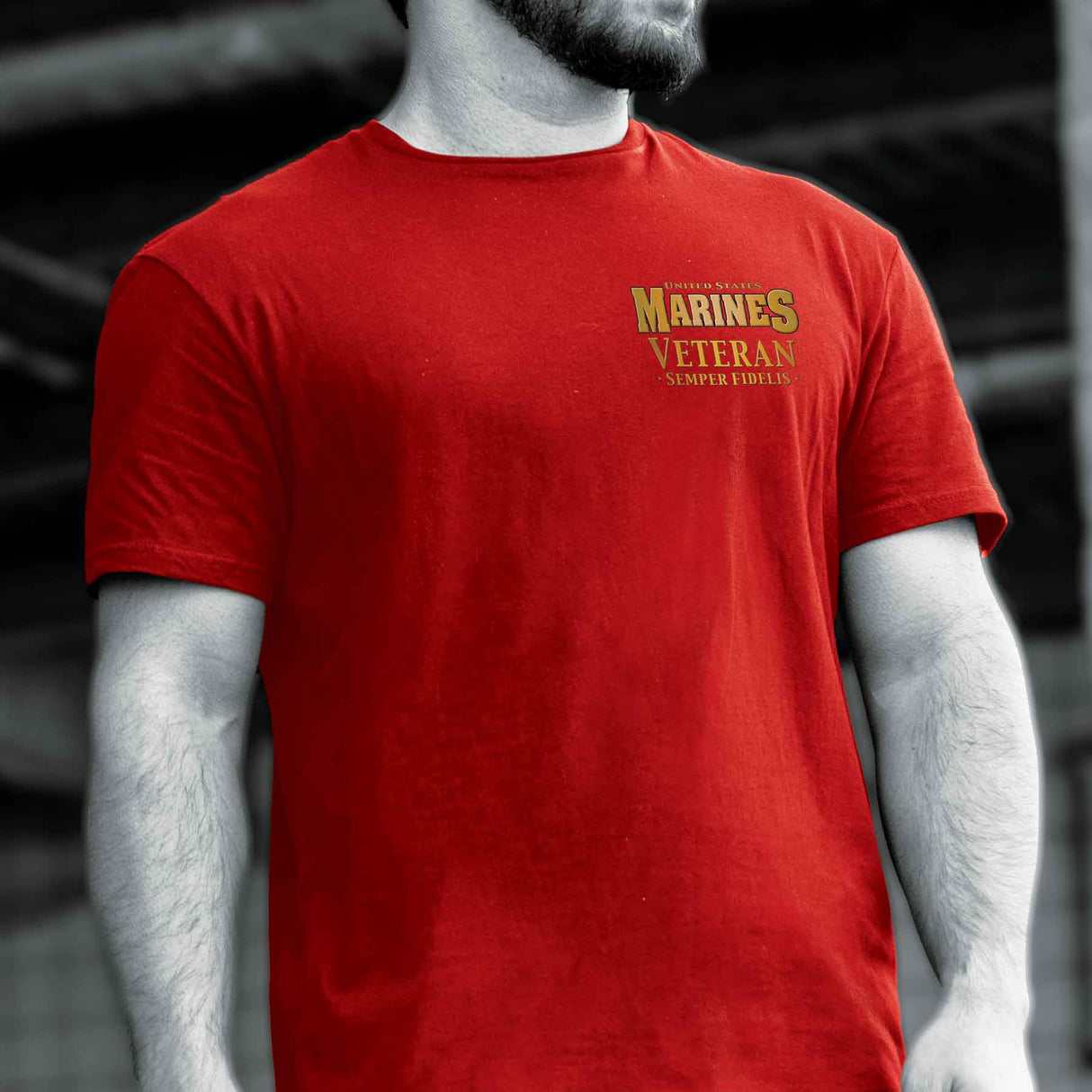 USMC Veteran Semper Fidelis T-shirt - SGT GRIT