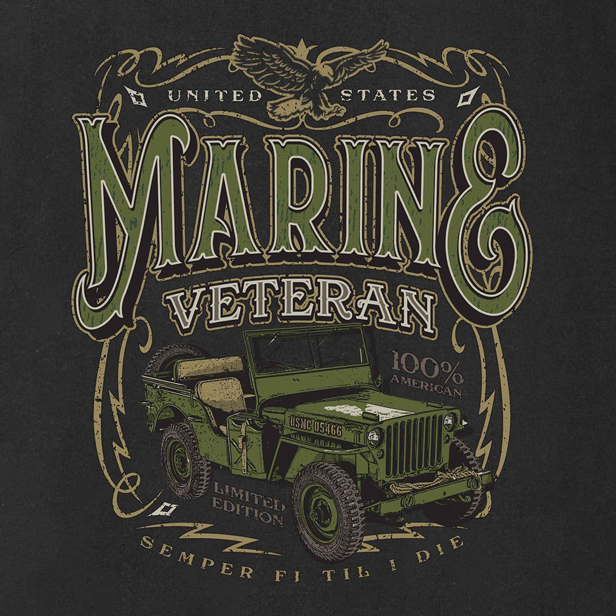 USMC Semper Fi Til I Die T-shirt - SGT GRIT