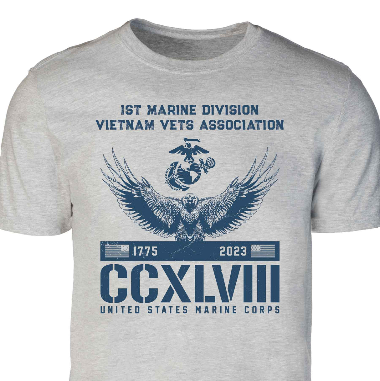 USMC 248th Birthday Eagle Customizable Reunion T-shirt - SGT GRIT