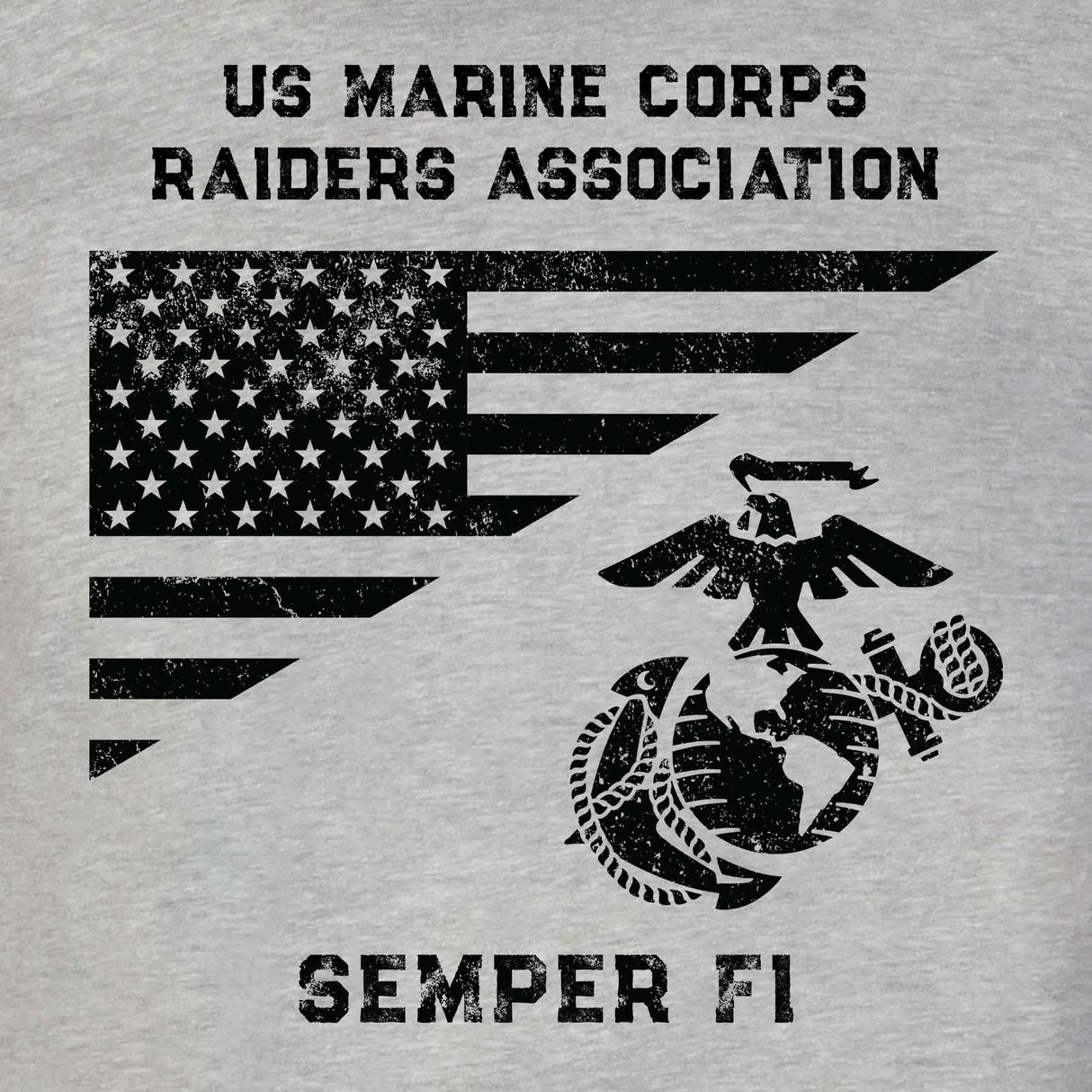 USMC Flag and EGA Customizable Reunion T-shirt - SGT GRIT