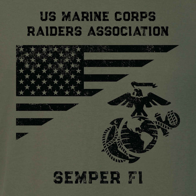 USMC Flag and EGA Customizable Reunion T-shirt - SGT GRIT