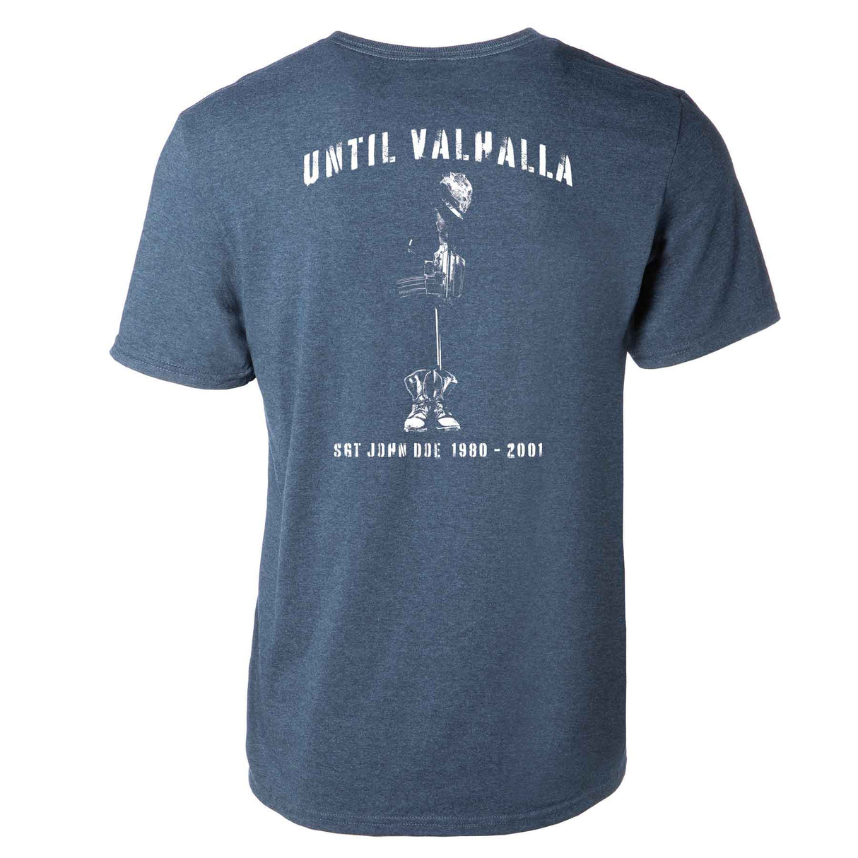 Until Valhalla Heathered T-shirt - SGT GRIT