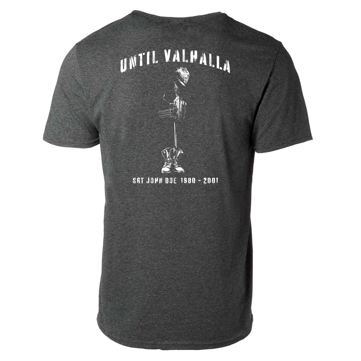 Until Valhalla Heathered T-shirt - SGT GRIT