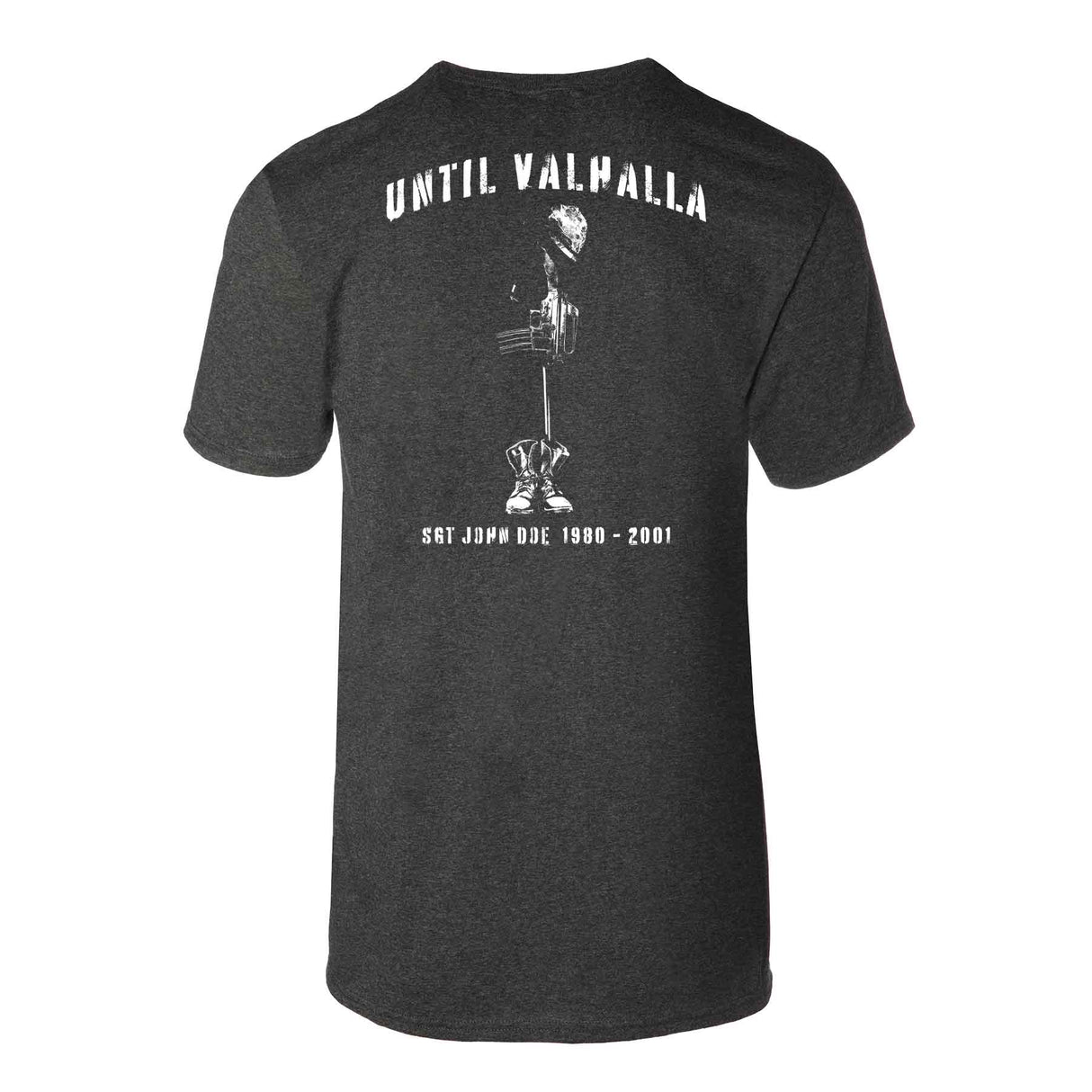 Until Valhalla Heathered T-shirt - SGT GRIT