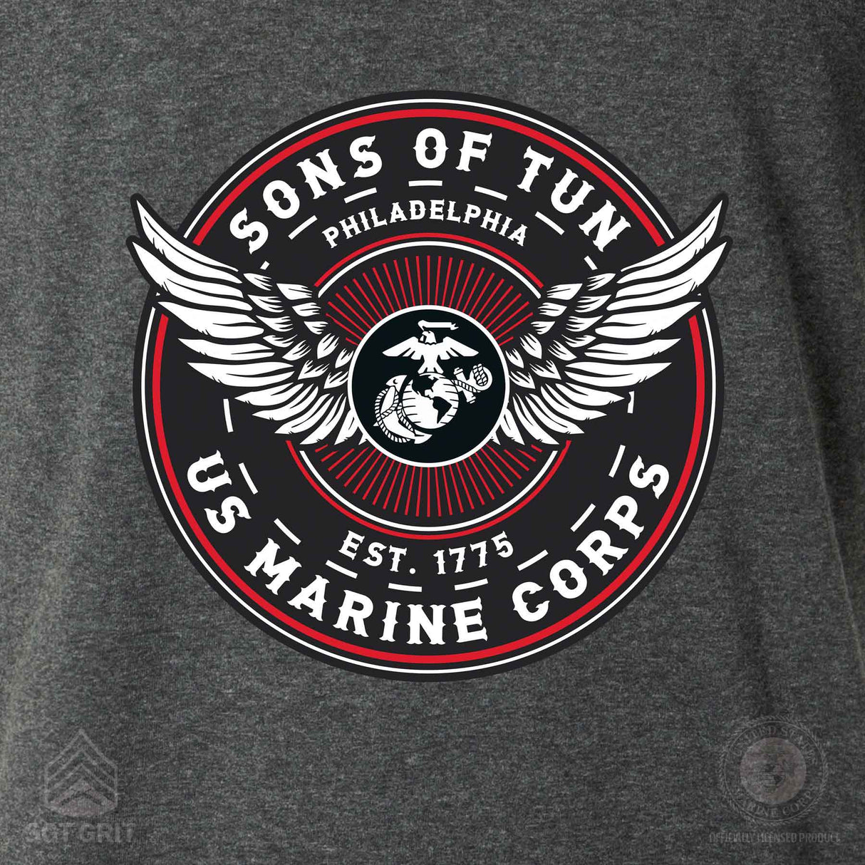 Sons of Tun Heather T-shirt - SGT GRIT