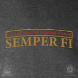 Semper Fi Arch Heather T-shirt - SGT GRIT