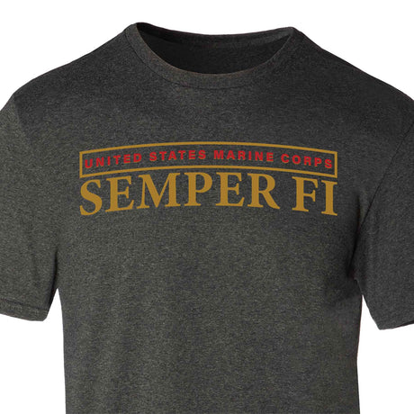 Semper Fi Arch Heather T-shirt - SGT GRIT