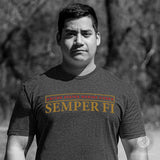 Semper Fi Arch Heather T-shirt - SGT GRIT