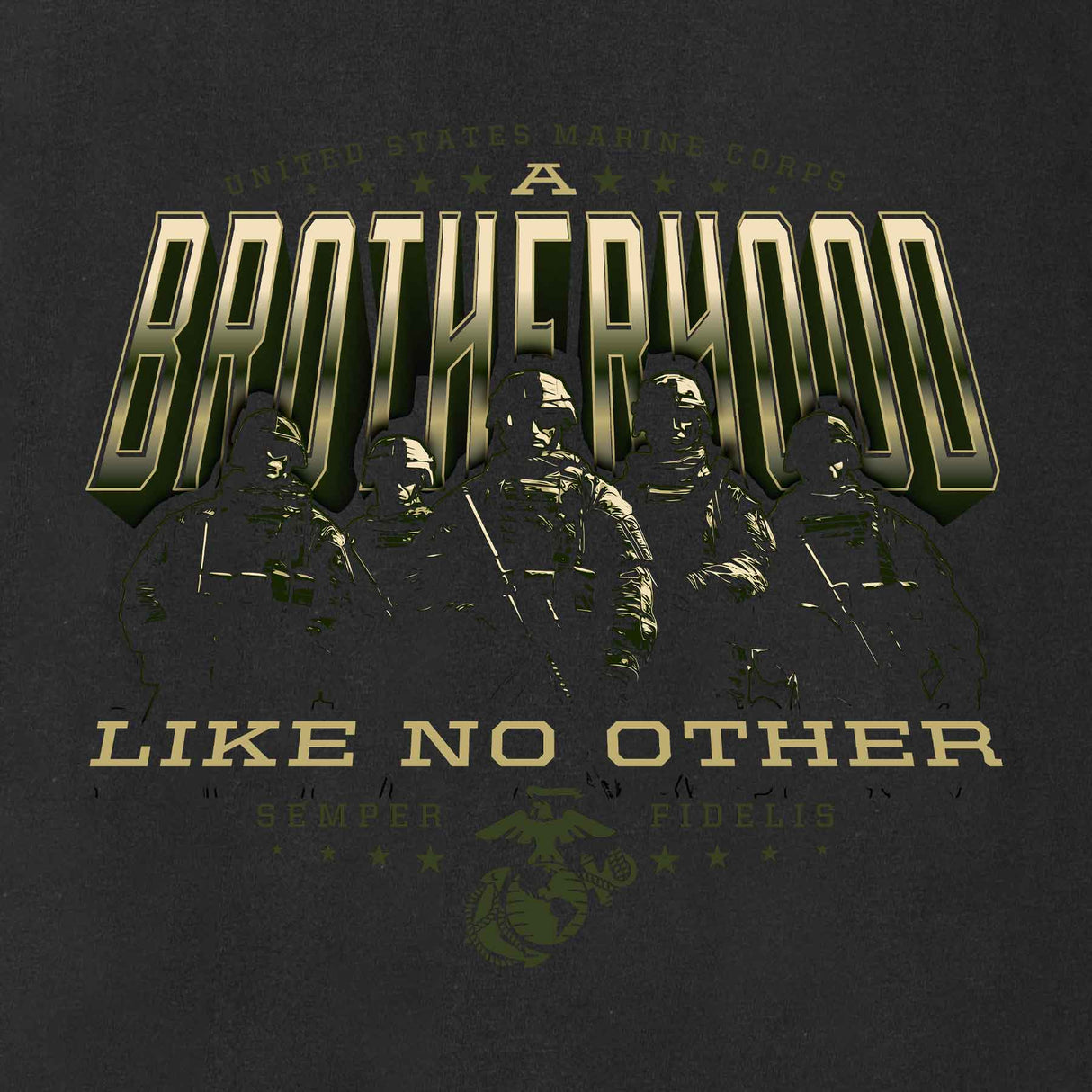 USMC Brotherhood Like No Other T-shirt - SGT GRIT