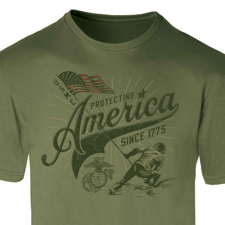 USMC Protecting America Since 1775 T-shirt - SGT GRIT