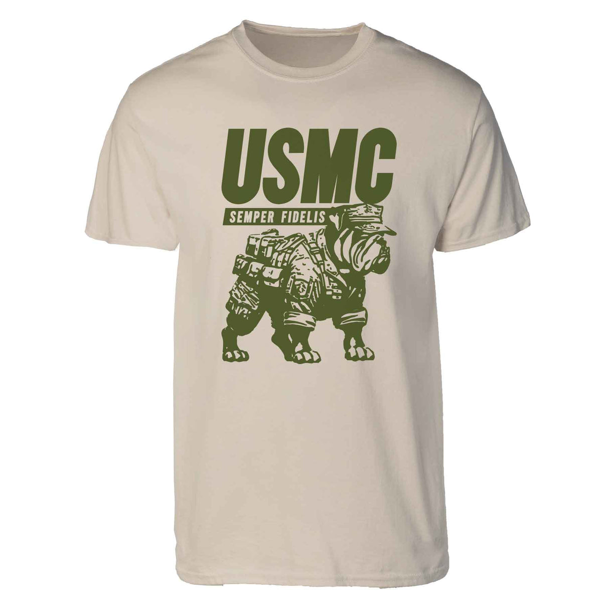 USMC Combat Bulldog T-shirt - SGT GRIT