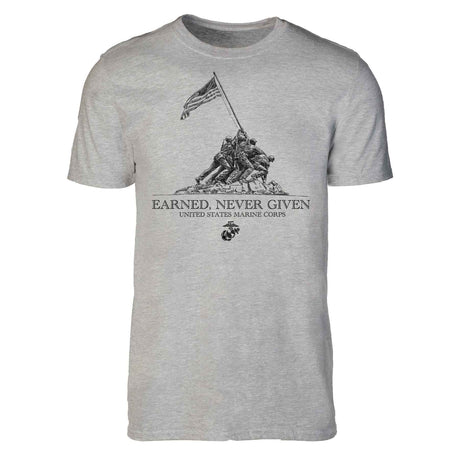 Earned Never Given Full Front T-shirt - SGT GRIT