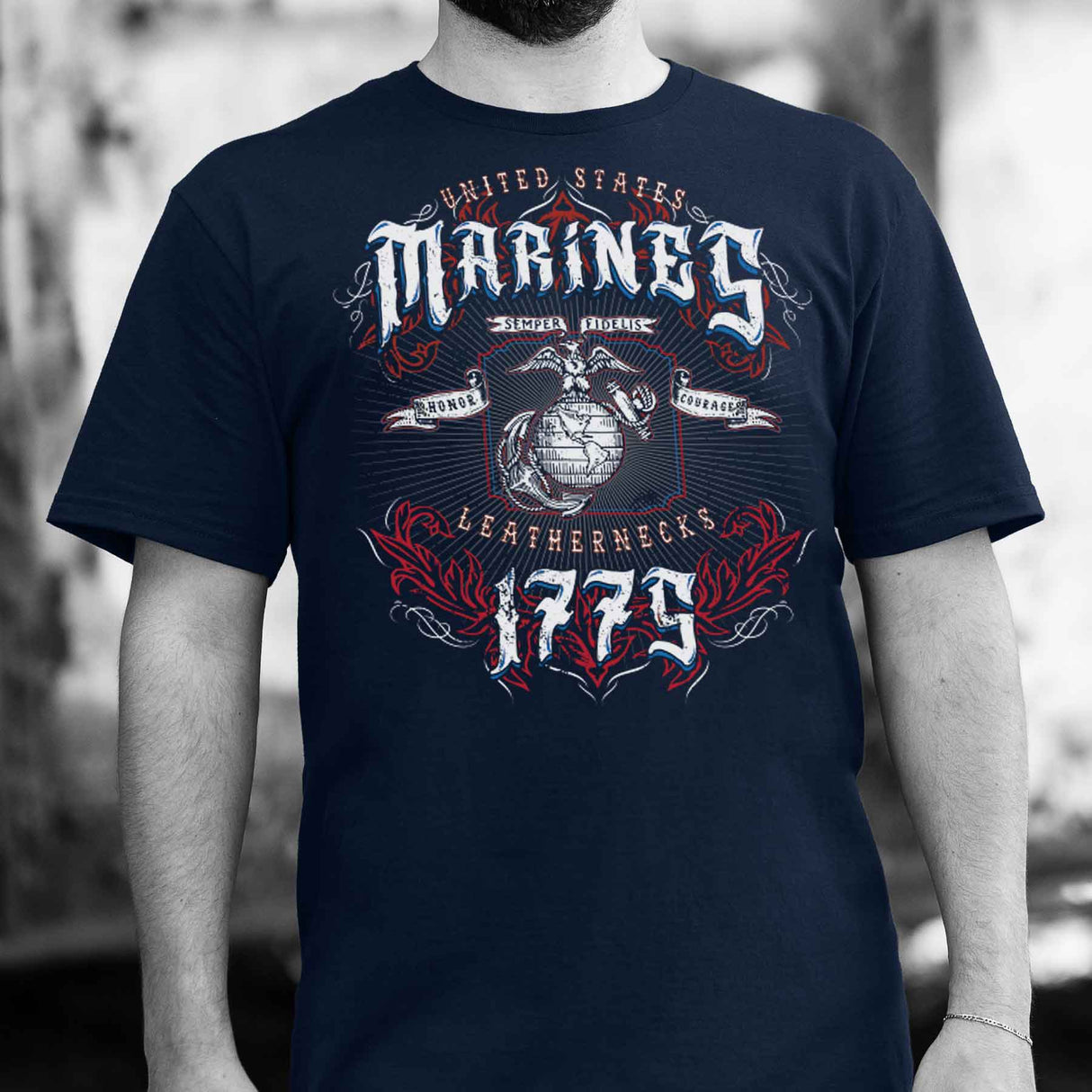 Leathernecks Full Front T-shirt - SGT GRIT