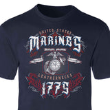 USMC Red, White, and Blue Leathernecks T-shirt - SGT GRIT