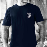 Leathernecks Back With Left Chest T-shirt - SGT GRIT