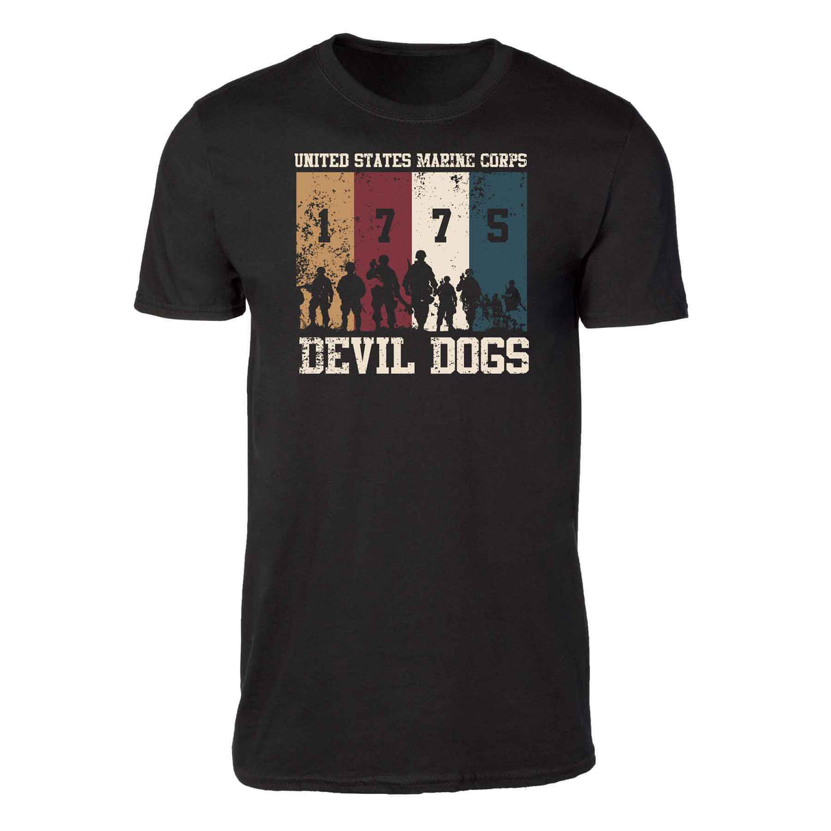 1775 Devil Dogs Full Front T-shirt - SGT GRIT