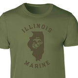 Choose Your State T-shirt, OD Green - SGT GRIT