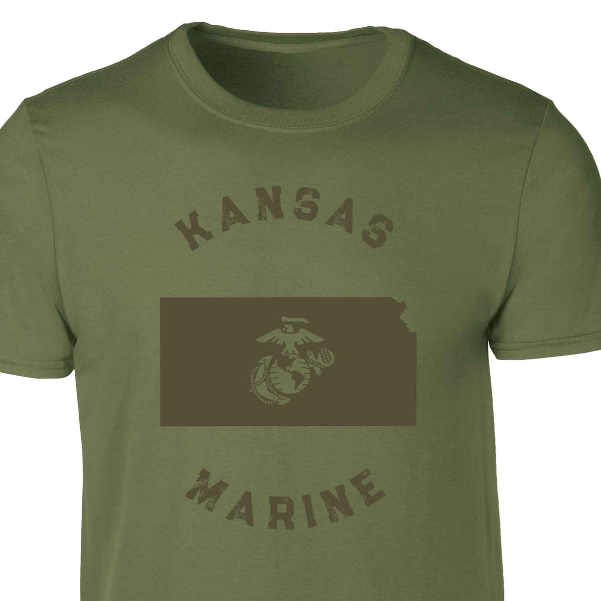 Choose Your State T-shirt, OD Green - SGT GRIT