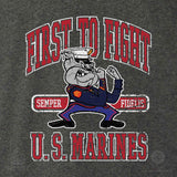 USMC First To Fight Bulldog T-shirt - SGT GRIT