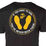 Marines Yellow Footprints T-shirt - SGT GRIT