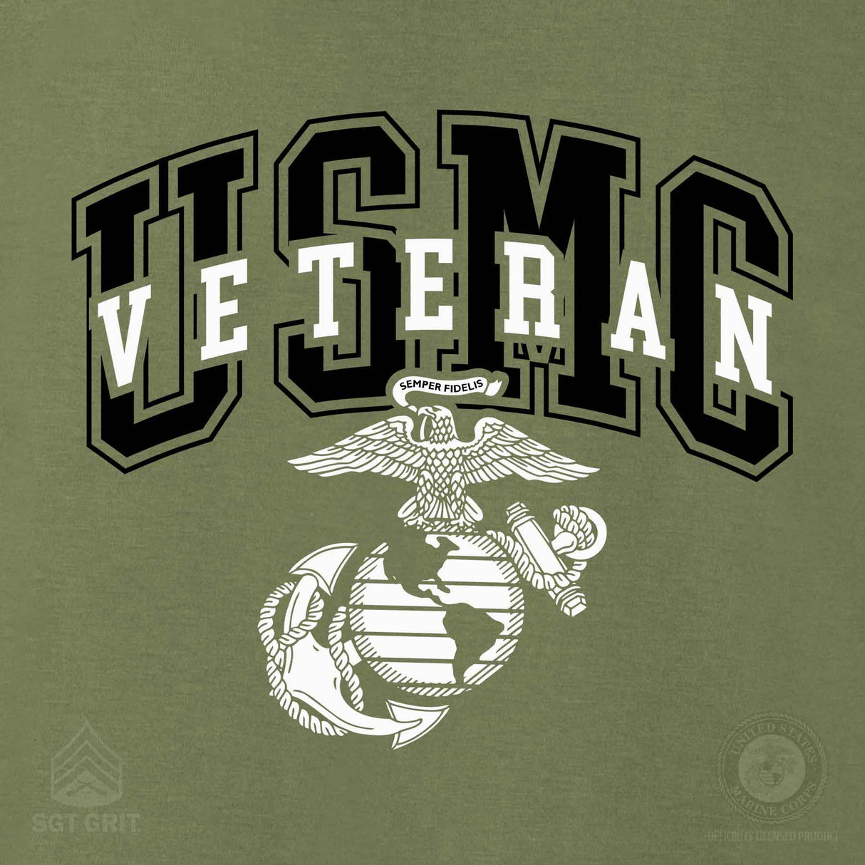 USMC Veteran T-shirt - SGT GRIT