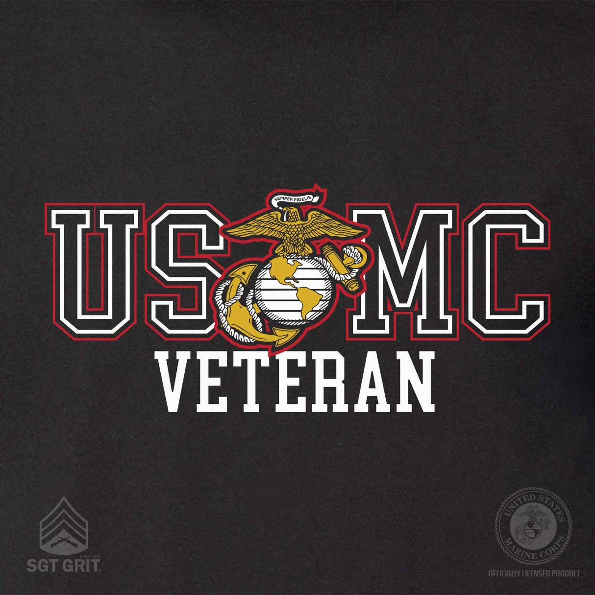 USMC Veteran EGA T-shirt - SGT GRIT