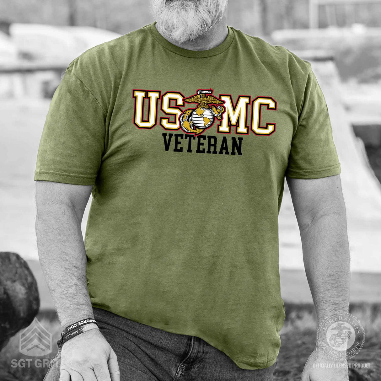 USMC Veteran EGA T-shirt - SGT GRIT