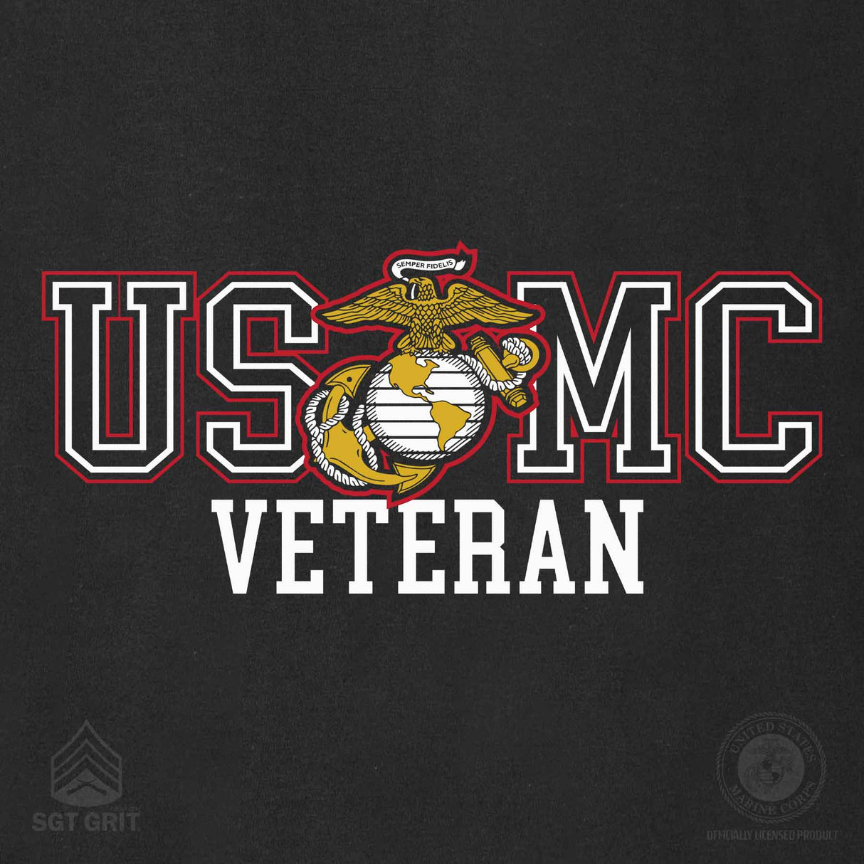 USMC Veteran EGA T-shirt - SGT GRIT