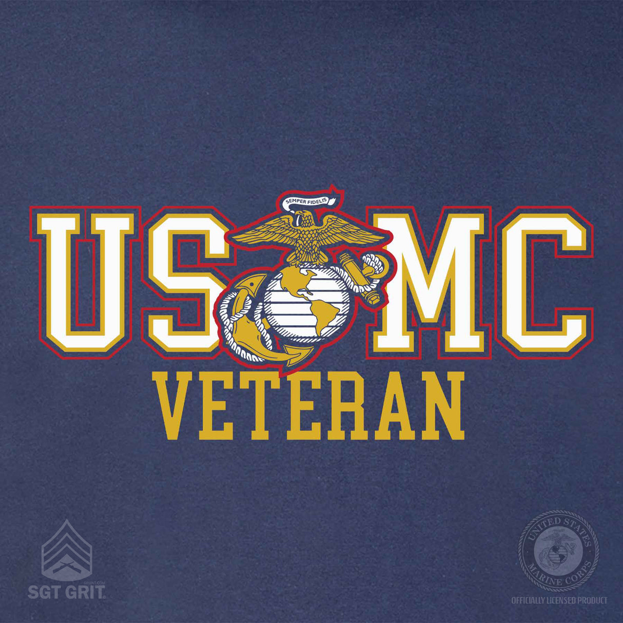 USMC Veteran EGA T-shirt - SGT GRIT