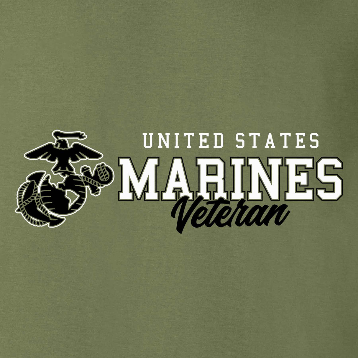 USMC Veteran Script T-shirt - SGT GRIT