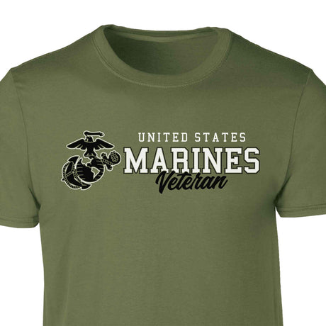 USMC Veteran Script T-shirt - SGT GRIT