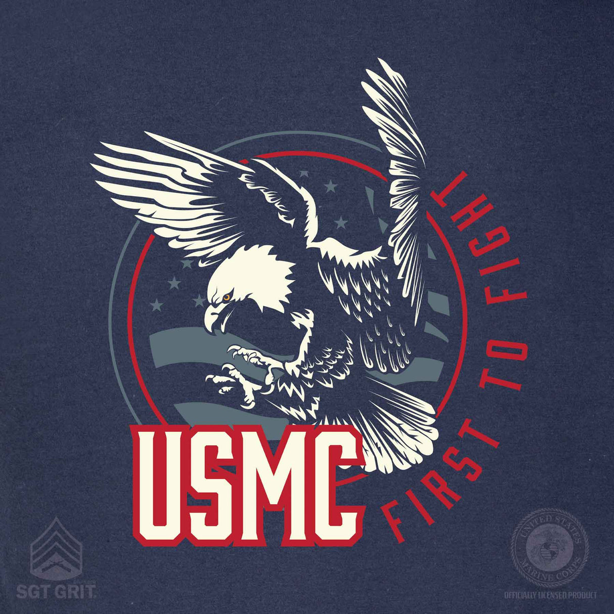 First To Fight Eagle T-shirt - SGT GRIT