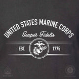 USMC Est. 1775 EGA T-shirt, Black - SGT GRIT