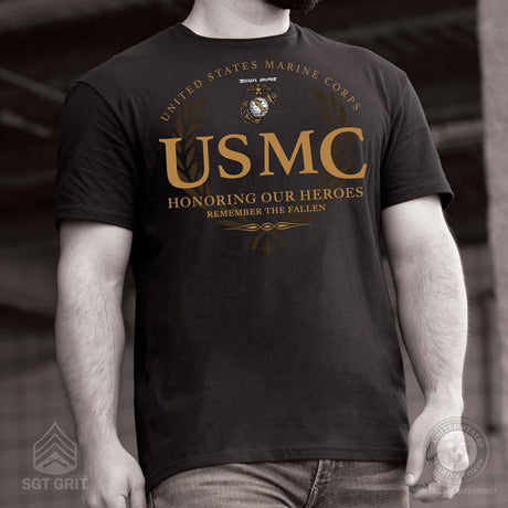 USMC Honoring Our Heroes T-shirt - SGT GRIT