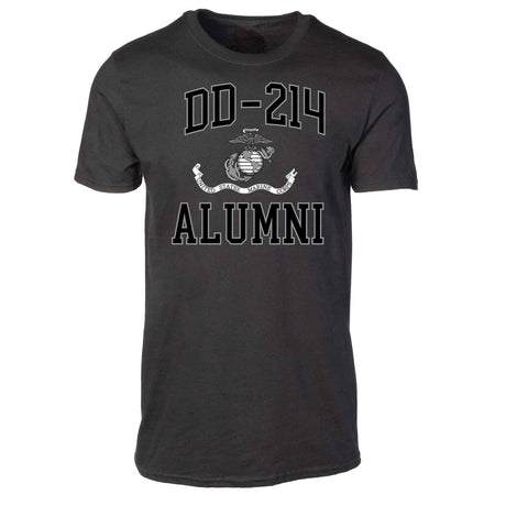 USMC DD-214 Alumni T-shirt, Black - SGT GRIT