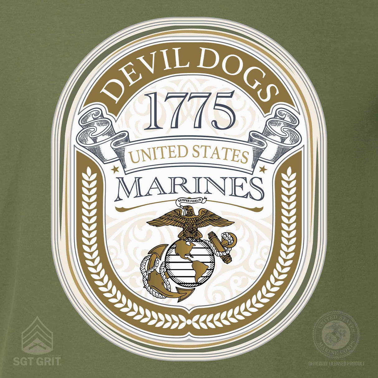 Devil Dogs USMC T-shirt - SGT GRIT