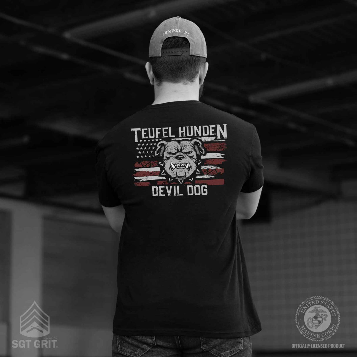 USMC Teufel Hunden T-shirt - SGT GRIT