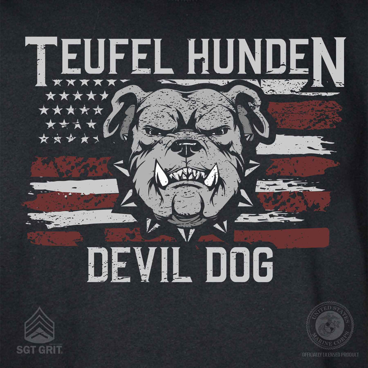 USMC Teufel Hunden T-shirt - SGT GRIT