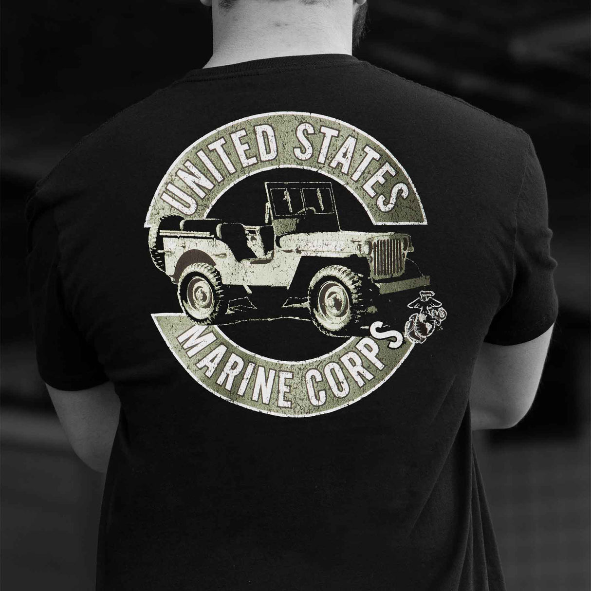 ComfortWash USMC Jeep T-shirt - SGT GRIT