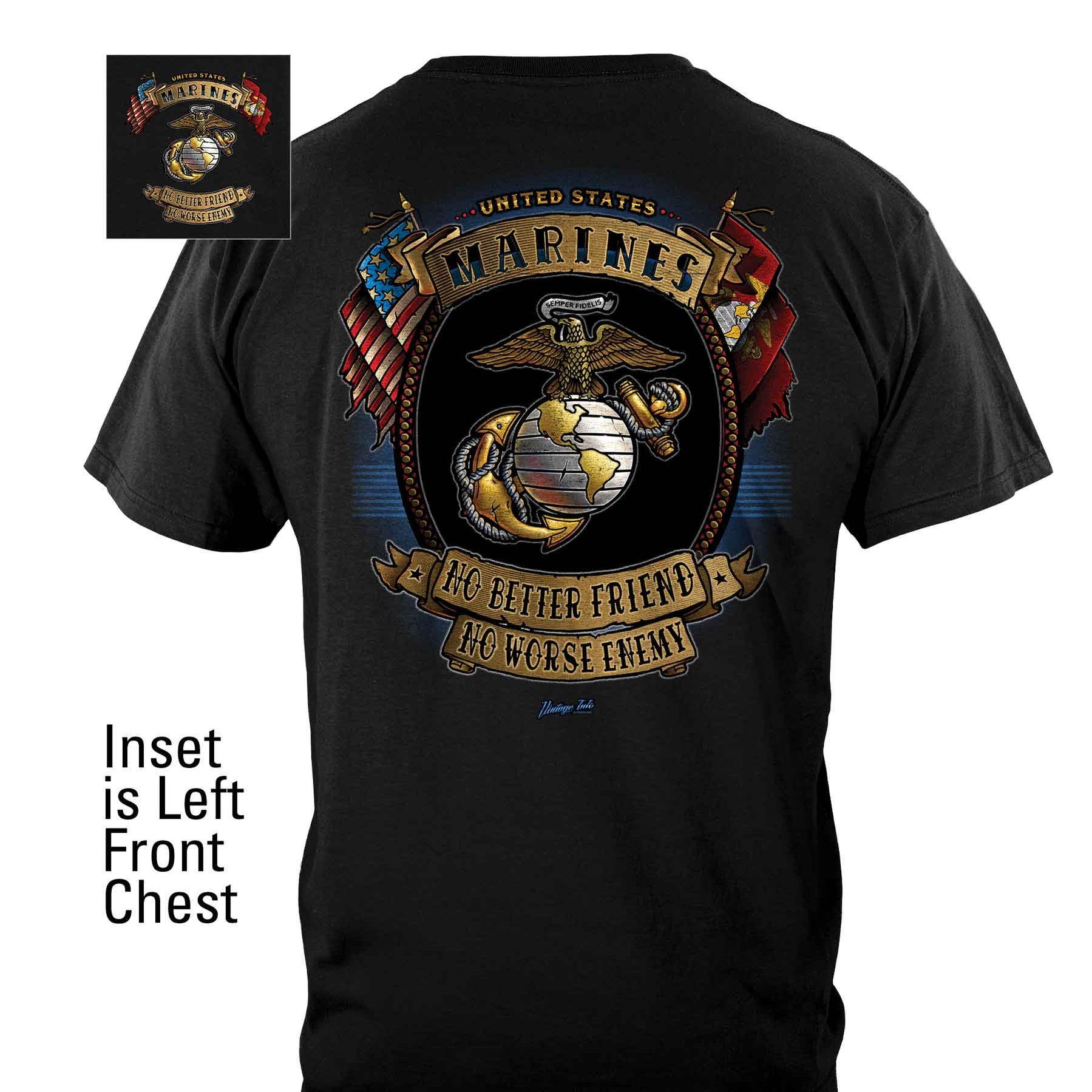 USMC No Better Friend T-shirt — SGT GRIT