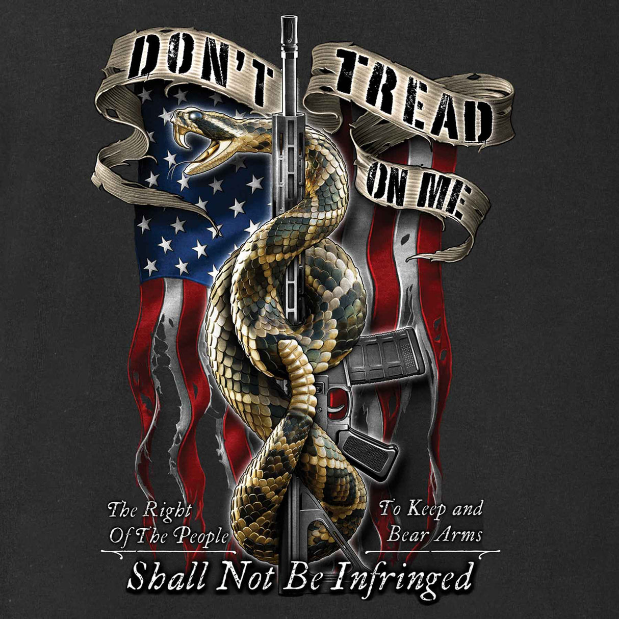 Don't Tread On Me T-shirt - SGT GRIT