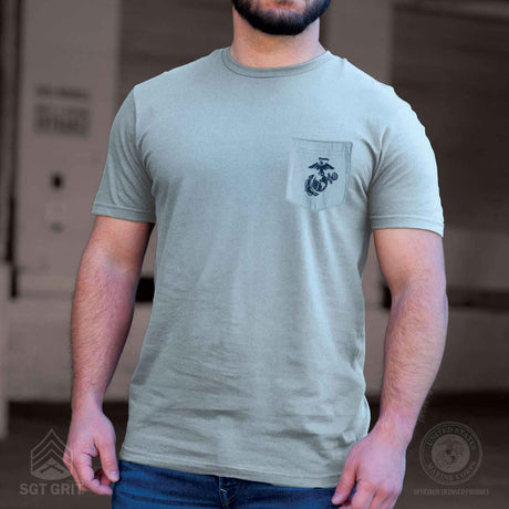 ComfortWash Marines Pocket Tee - SGT GRIT