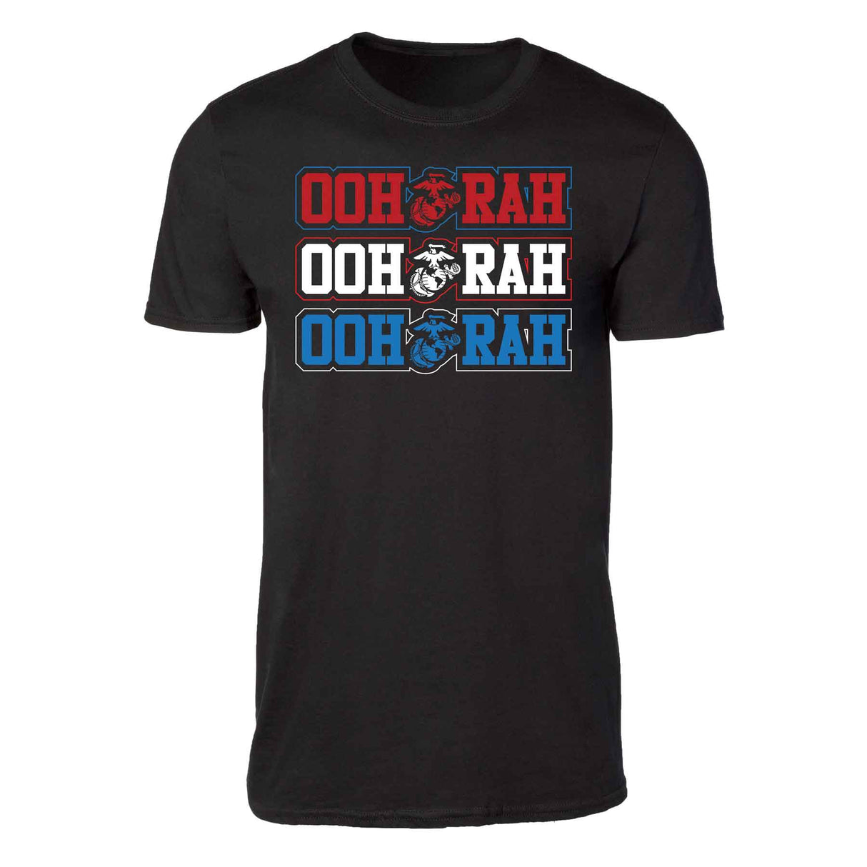 Red, White, & Blue Oohrah T-shirt - SGT GRIT