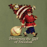 USMC Santa's Gift of Freedom T-shirt - SGT GRIT