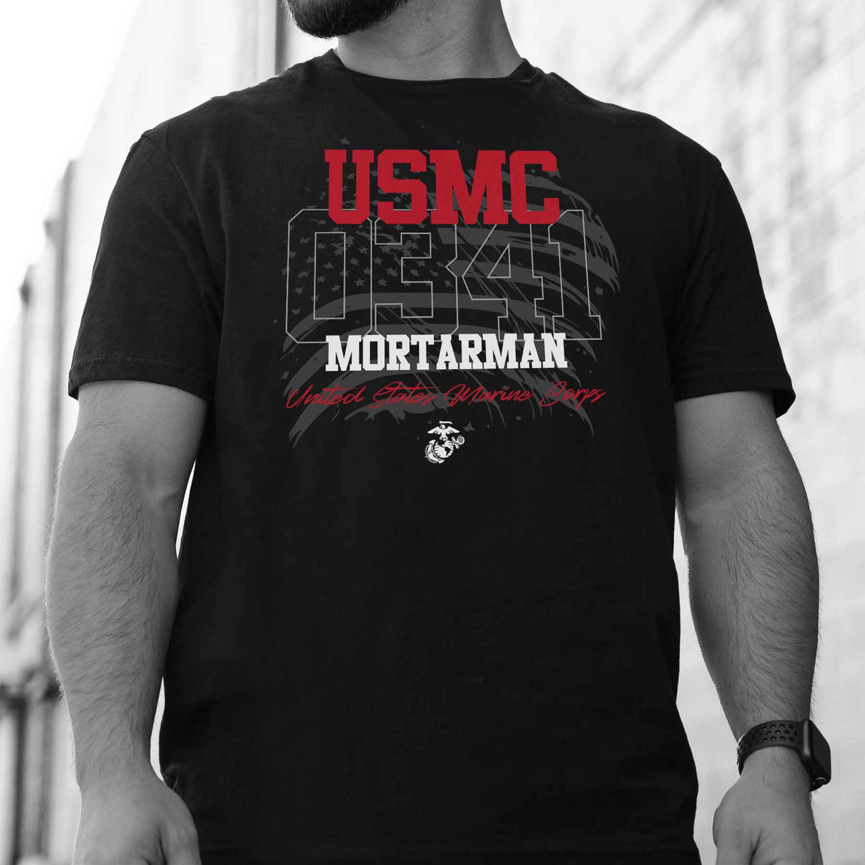 Choose Your Marine MOS Flag T-shirt - SGT GRIT