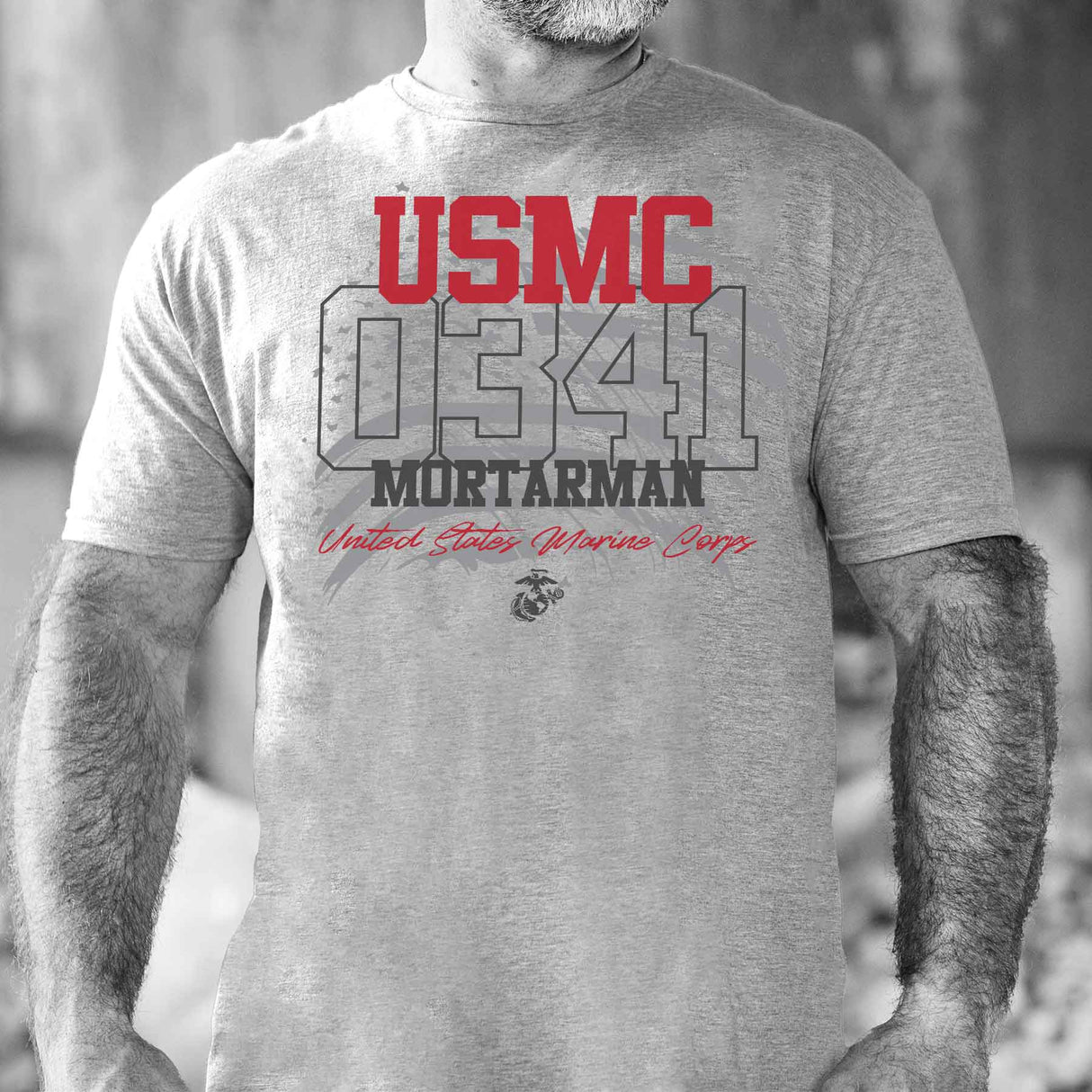 Choose Your Marine MOS Flag T-shirt - SGT GRIT